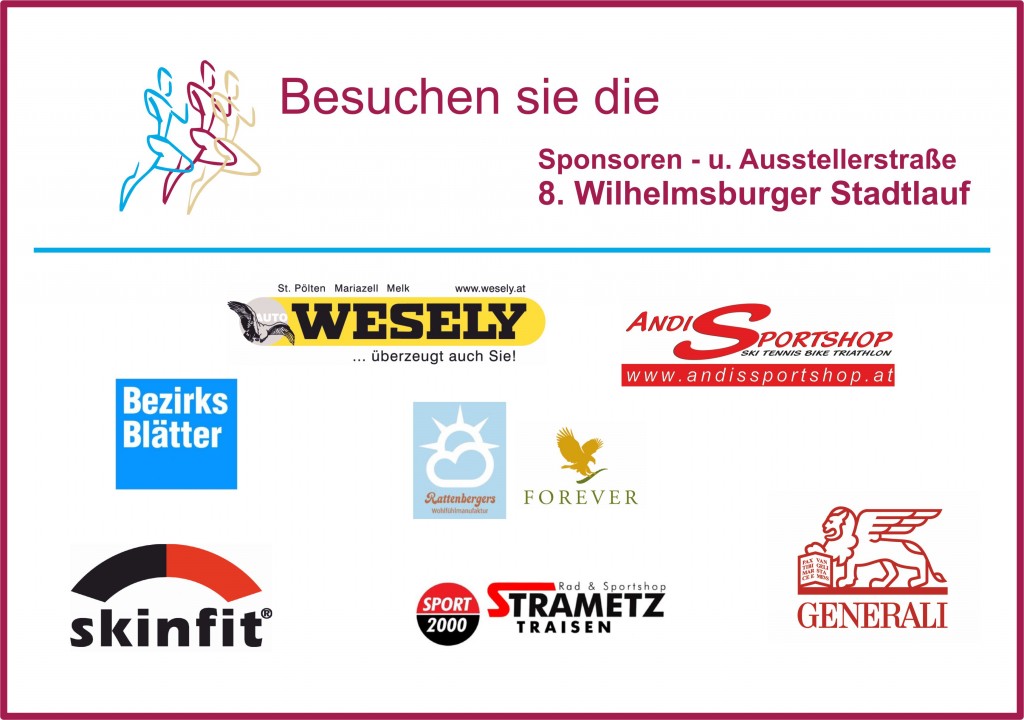 Sponsoren und Ausstellerstraße 2015