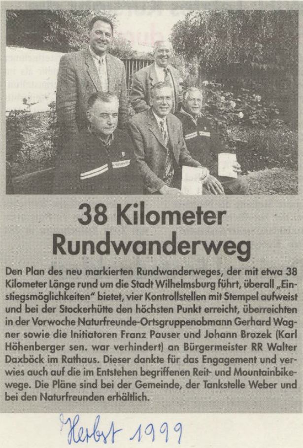 Rundwanderweg 1999