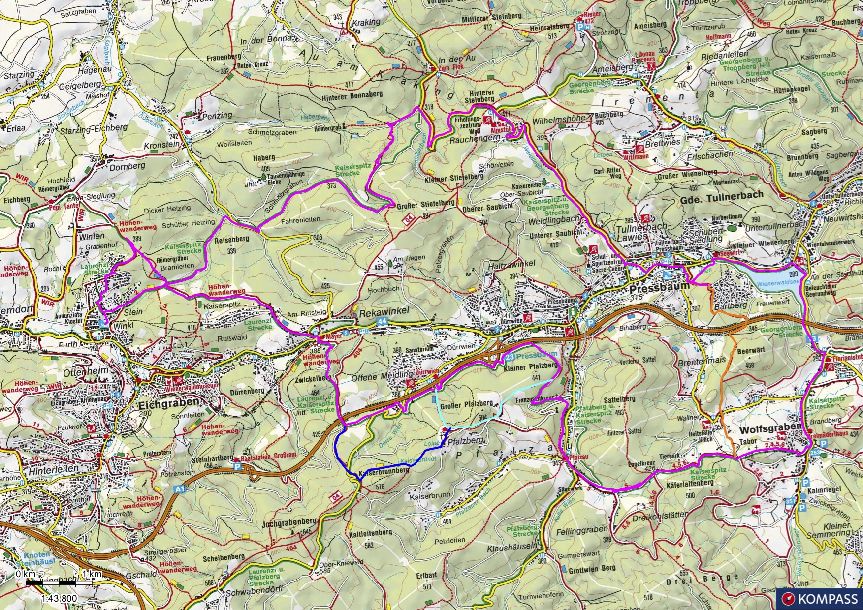 1. MTB Stammtisch Tagesausfahrt Wienerwald / 19.05.2019 | naturfreunde